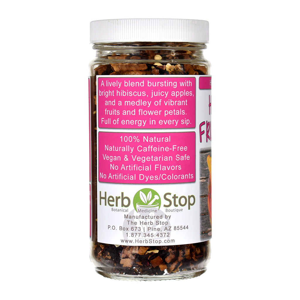 Hibiscus Fruit Punch Tea Jar - Left