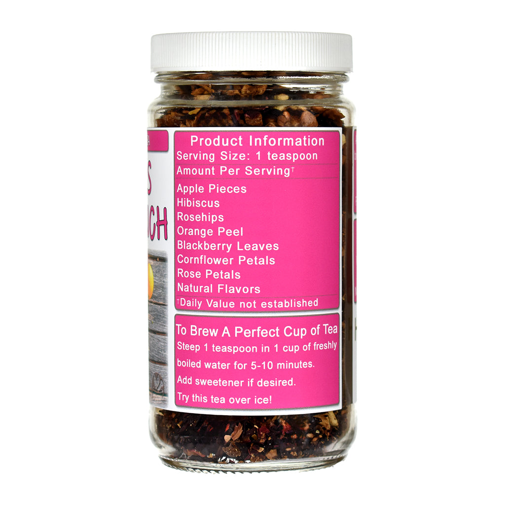 Hibiscus Fruit Punch Tea Jar - Right