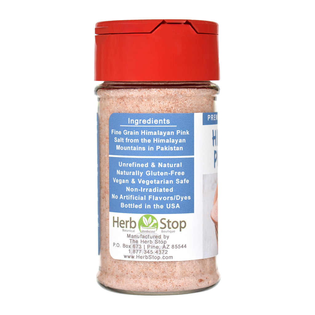 Himalayan Fine Pink Salt Jar - Left