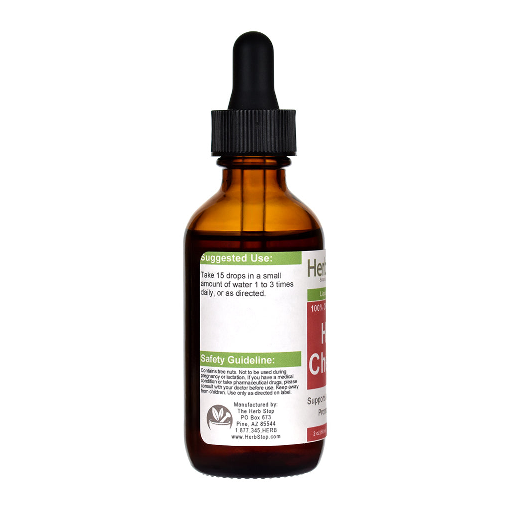 Organic Horse Chestnut Liquid Extract 2 oz Bottle - Left