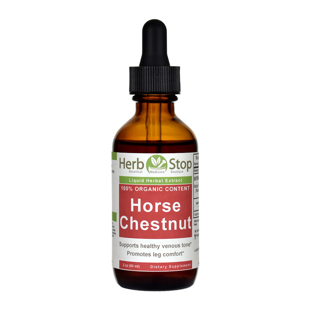 Organic Horse Chestnut Liquid Extract 2 oz Bottle