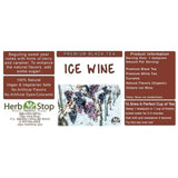 Ice Wine Loose Leaf Black Tea Label