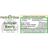 Juniper Berry Essential Oil Label