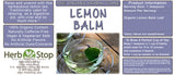 Lemon Balm Loose Leaf Herbal Tea Label