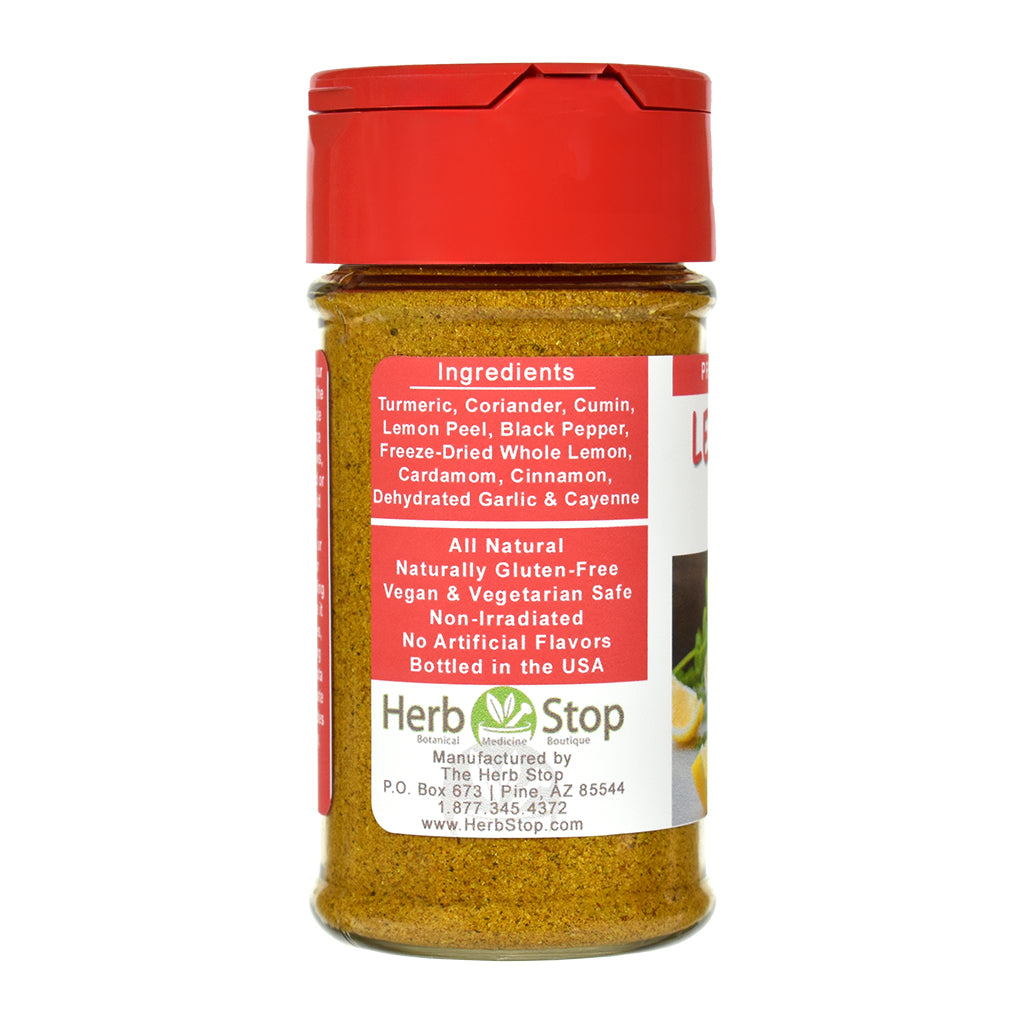 Lemon Curry Powder Jar - Left