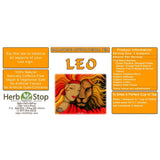 Leo Loose Leaf Astrological Tea Label