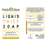 Liquid Thief Soap Label