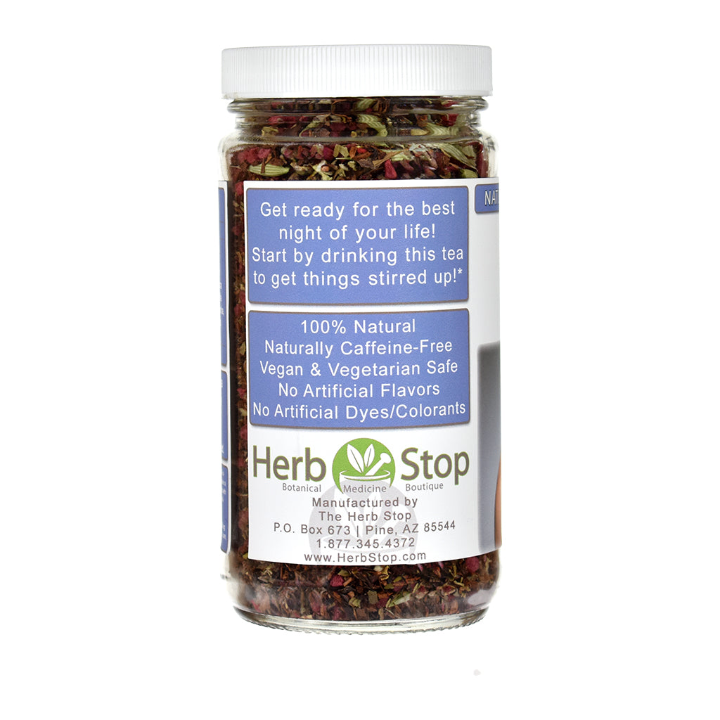 Make Love Loose Leaf Herbal Tea Jar - Left