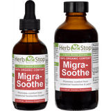 Migra-Soothe Liquid Herbal Extract Bottles
