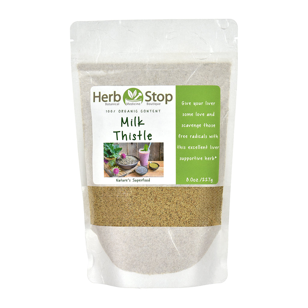 Organic Milk Thistle Seed Powder - Bag