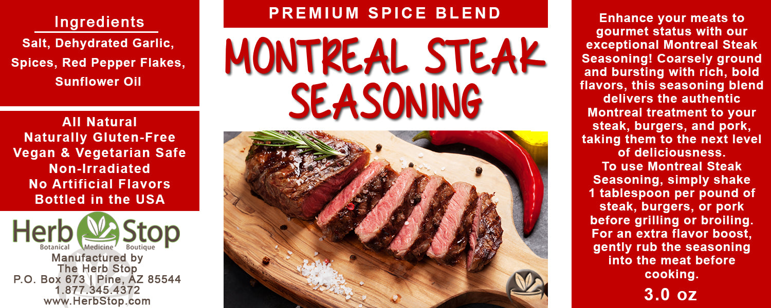 Montreal Steak Seasoning Label