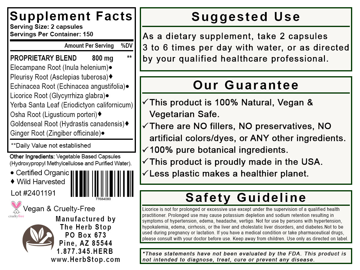 More Air Capsules Label - Back