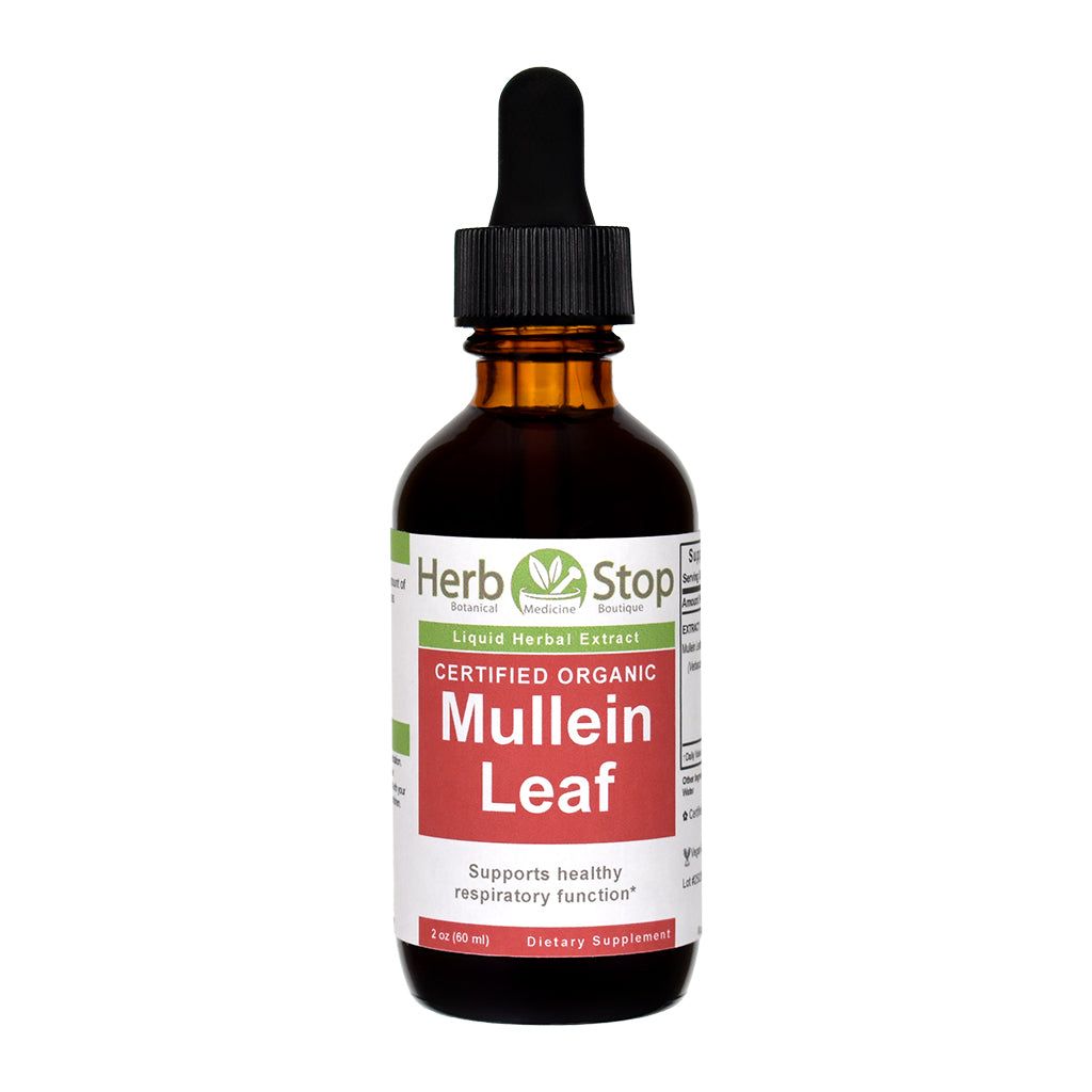 Organic Mullein Leaf Extract - 2 oz