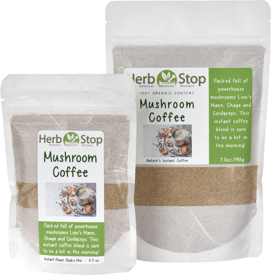 Organic Mushroom Instant Coffee Multiple Sizes