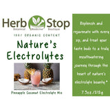 Organic Nature's Electrolytes Label - Front