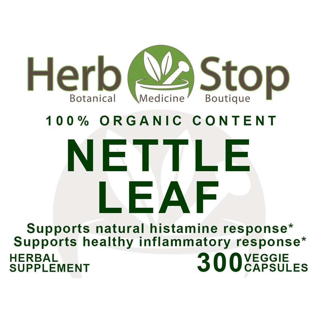 Nettle Leaf Capsules Label - Front