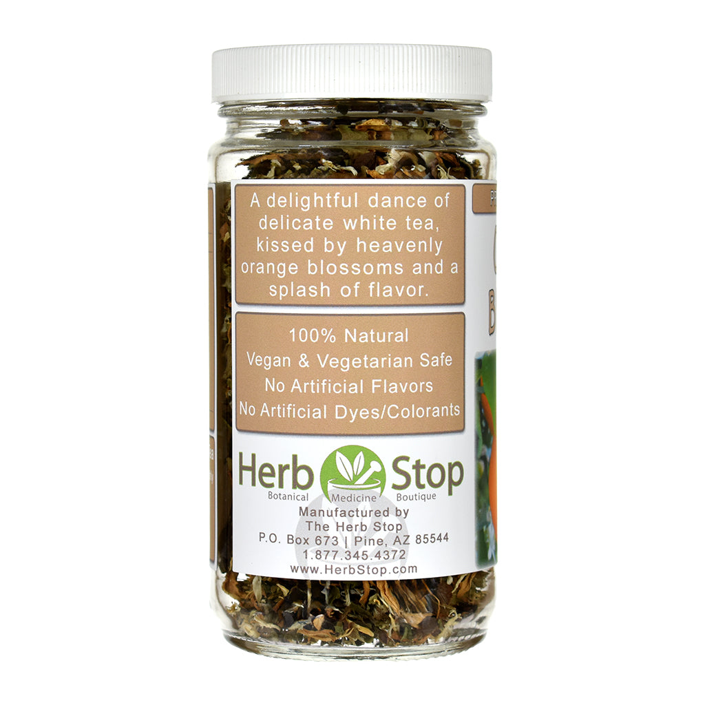 Orange Blossom White Tea Jar - Left