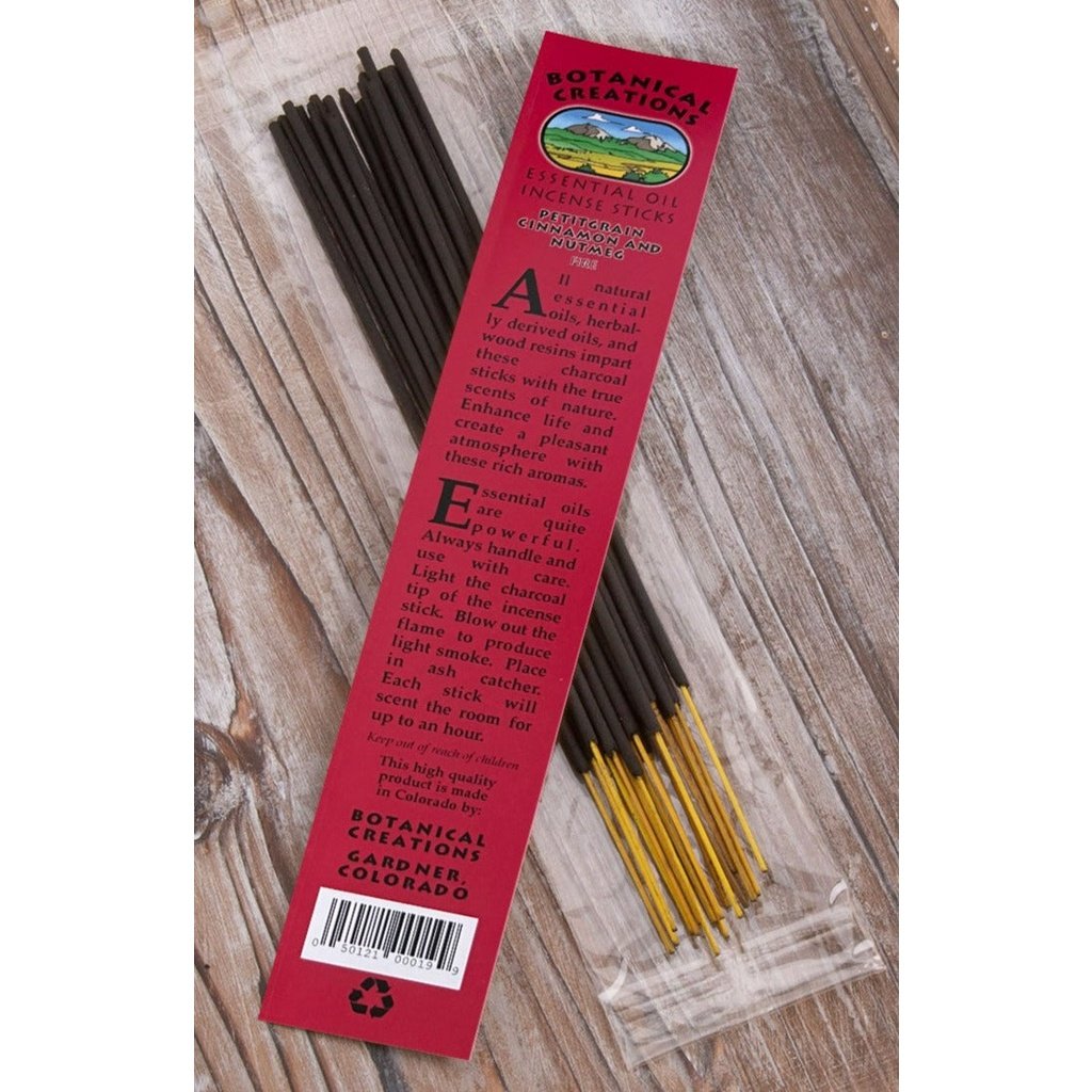 Petitgrain, Cinnamon and Nutmeg Incense by Botanical Creations