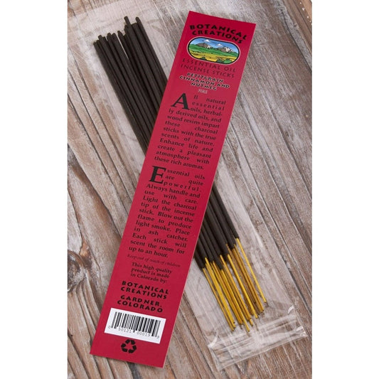 Petitgrain, Cinnamon and Nutmeg Incense by Botanical Creations