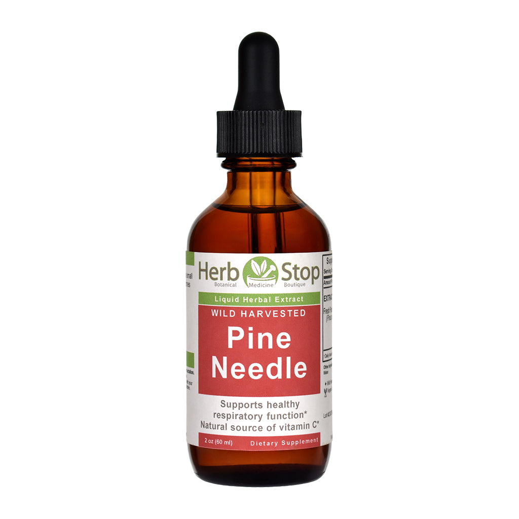 Wild Harvested Pine Needle Liquid Extract 2 oz Bottle