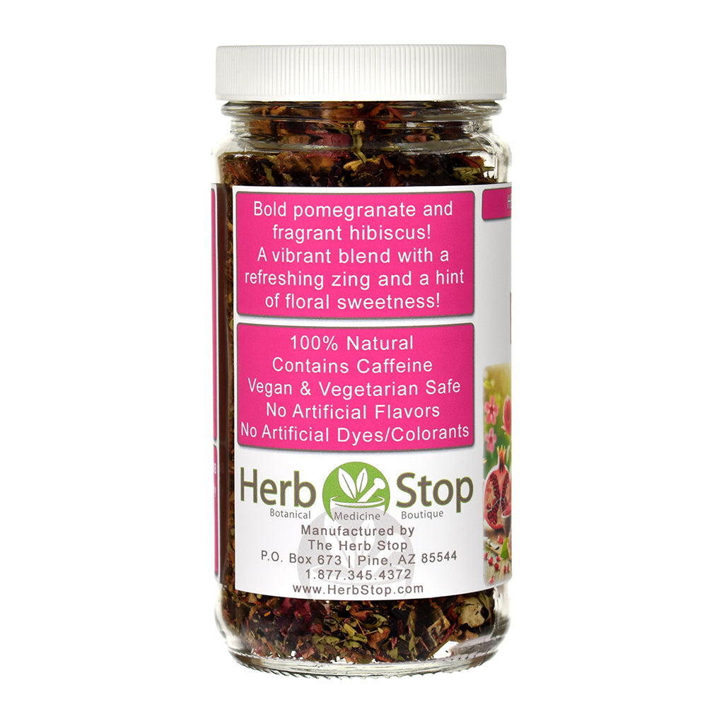 Pom Punch Herb & Fruit Tea Jar - Left