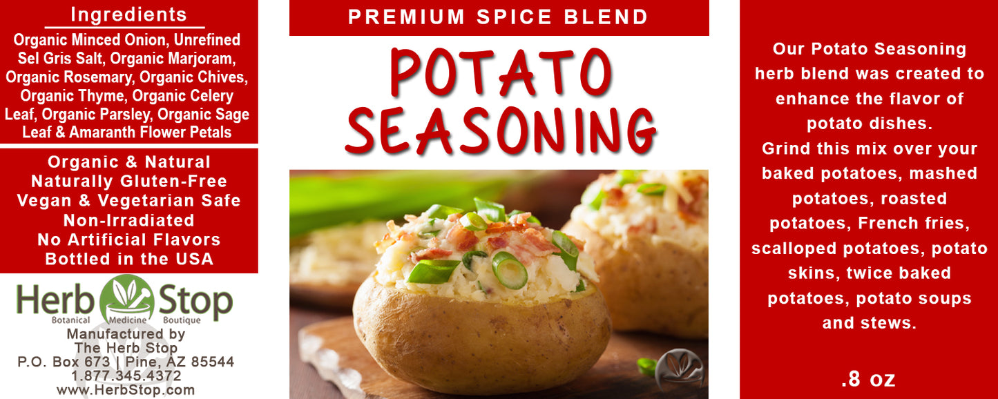 Potato Seasoning Label