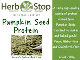 Organic Pumpkin Seed Protein Label - Front