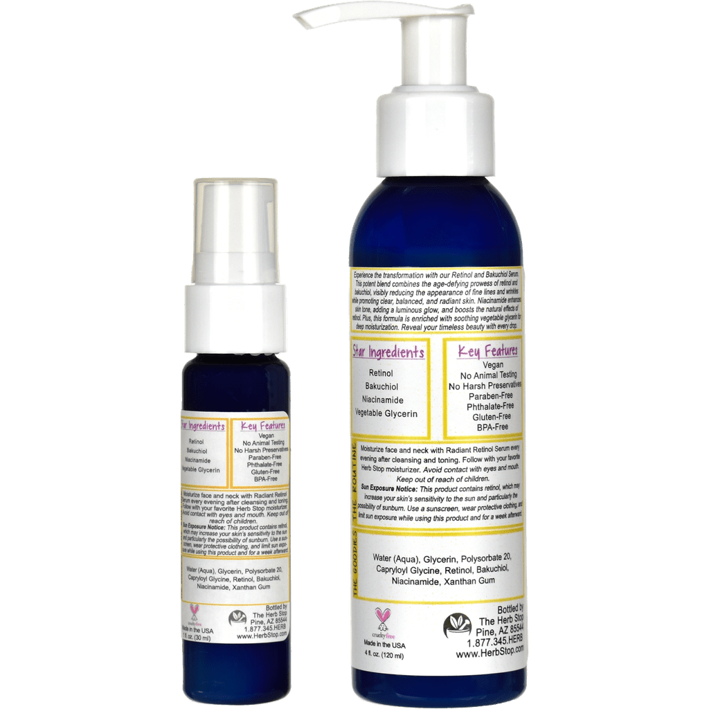 Radiant Retinol Serum Side