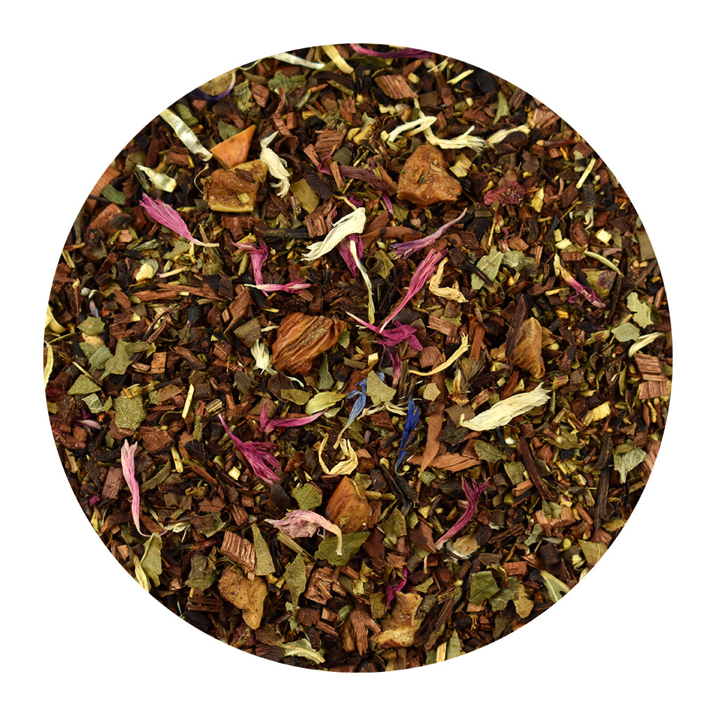 Bulk Raspberry Hazelnut Cream loose leaf honeybush tea