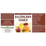 Raspberry Honey Loose Leaf Black Tea Label