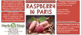 Raspberry In Paris Loose Leaf Rooibos Tea Label