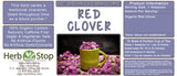 Red Clover Loose Leaf Herbal Tea Label