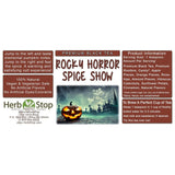 Rocky Horror Spice Show Loose Leaf Black Tea Label