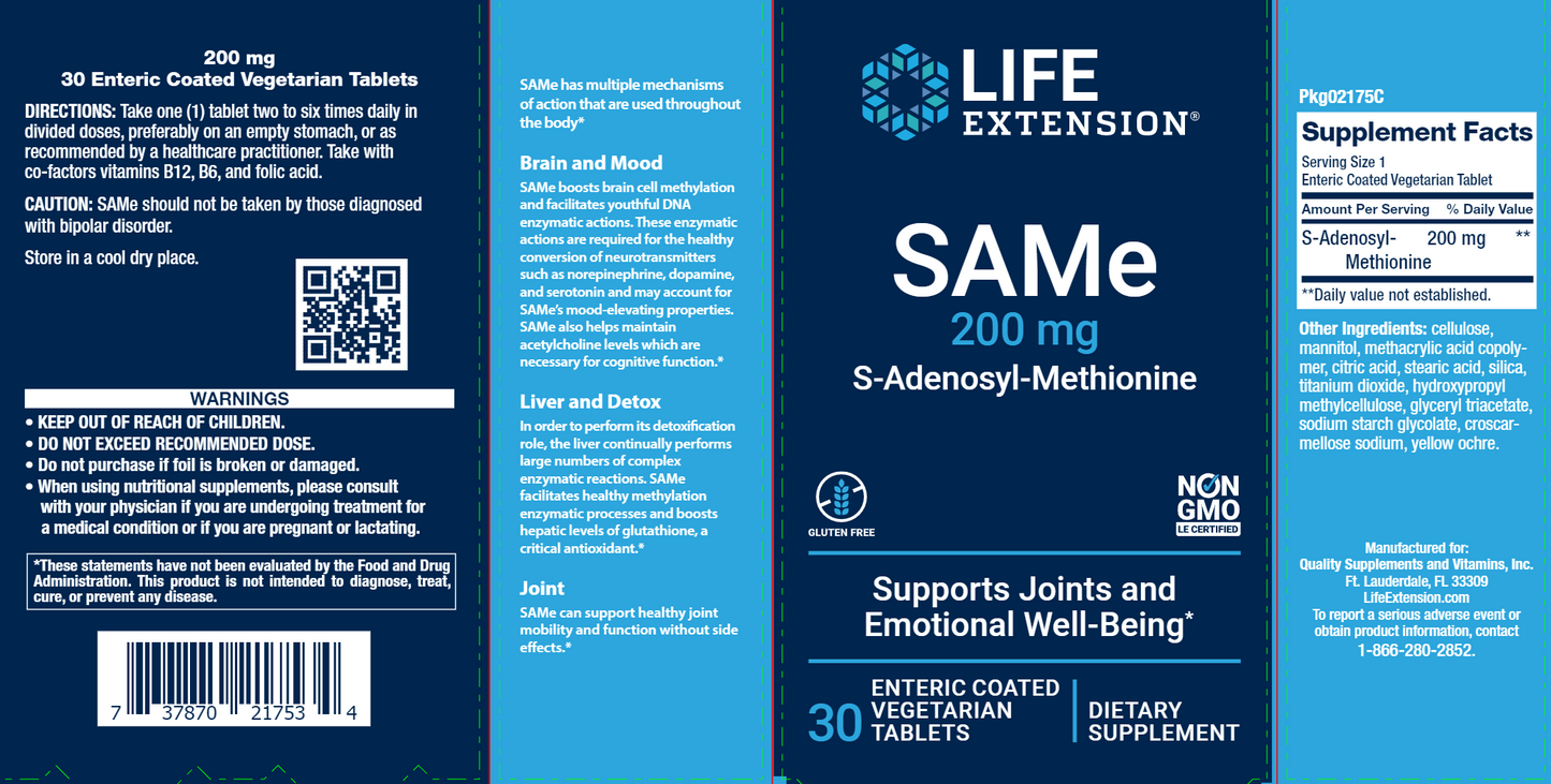 SAMe by Life Extension