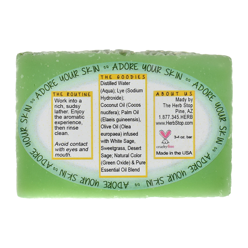 Sacred Space Handmade Soap - Back