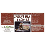 Santa's Milk & Cookies Loose Leaf Black Tea Label