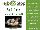 Sel Gris Coarse Grey Salt Label - Front