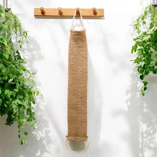 Sisal Back Scrubber with straps