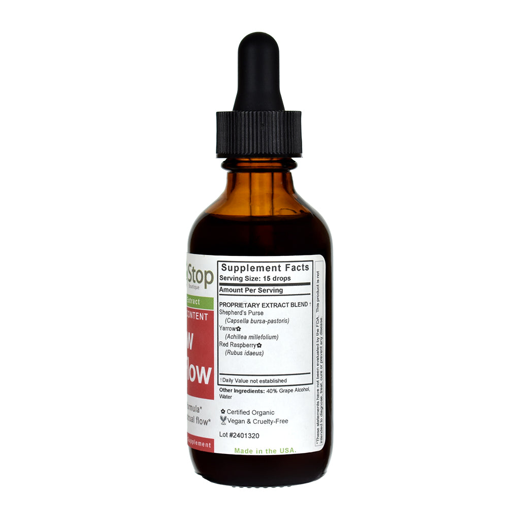 Slow The Flow Liquid Extract 2 oz Bottle  - Right