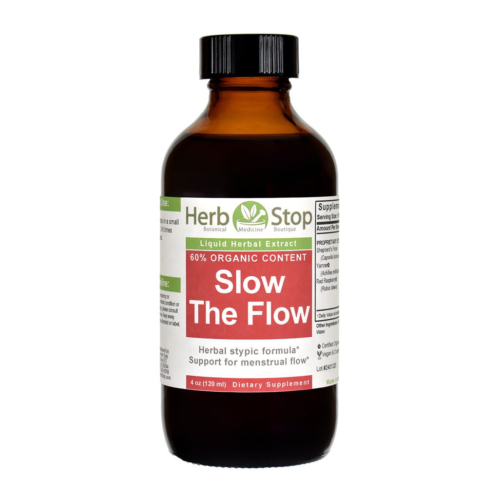 Slow The Flow Liquid Extract 4 oz Bottle