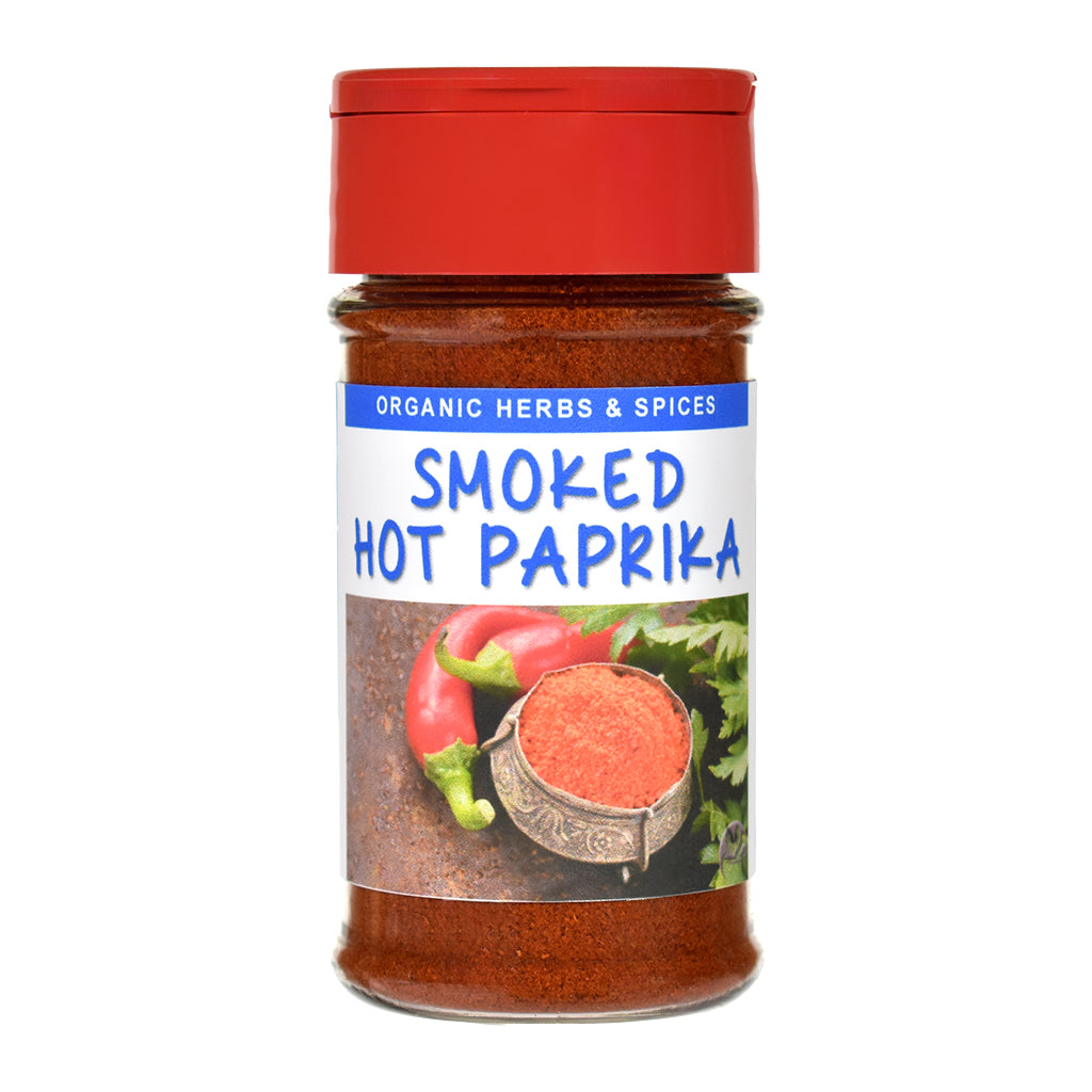 Organic Smoked Hot Paprika Spice Jar
