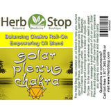 Solar Plexus Chakra Aromatherapy Roll-On Label