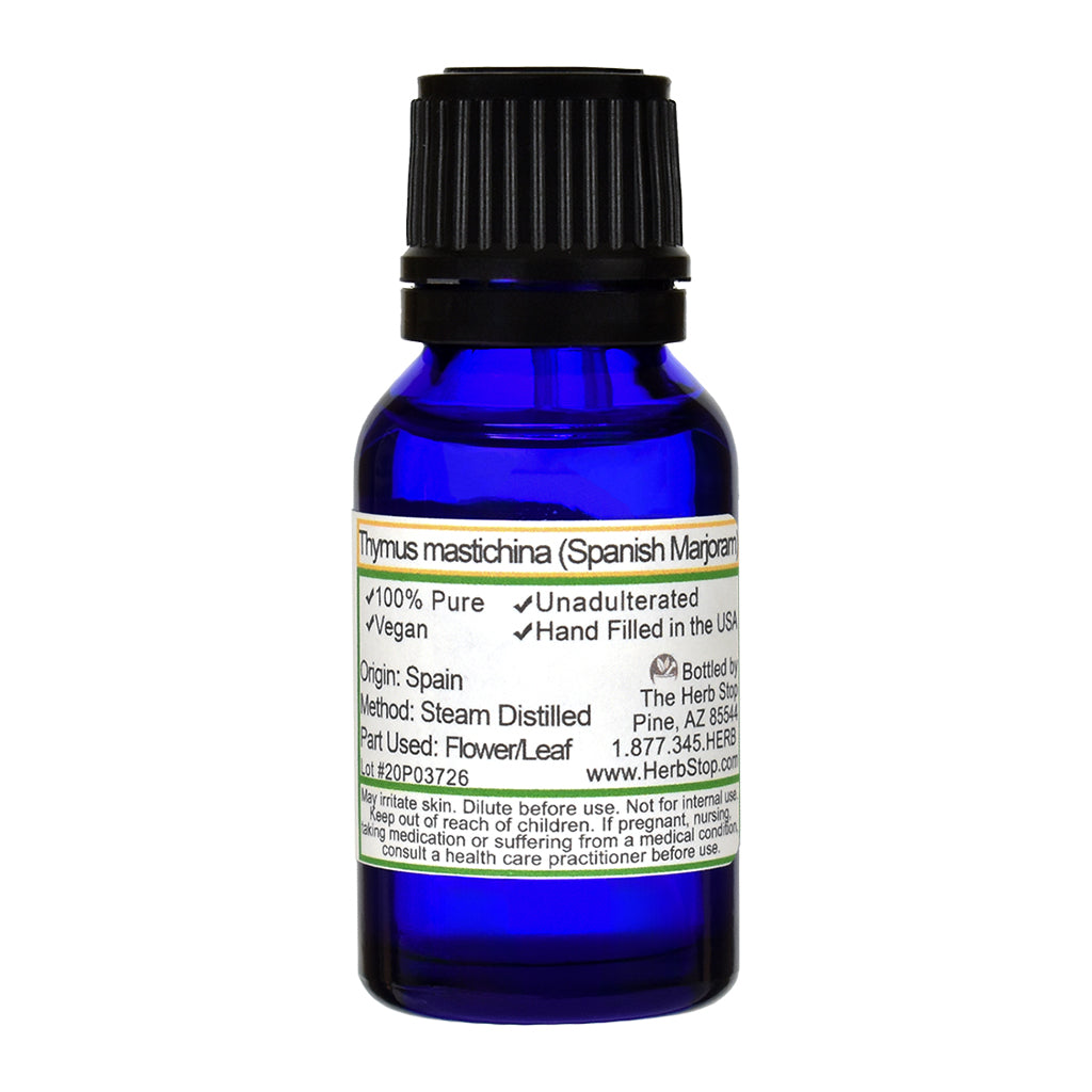 Spanish Marjoram Essential Oil - Back