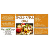 Spiced Apple Chai Loose Leaf Black Tea Label