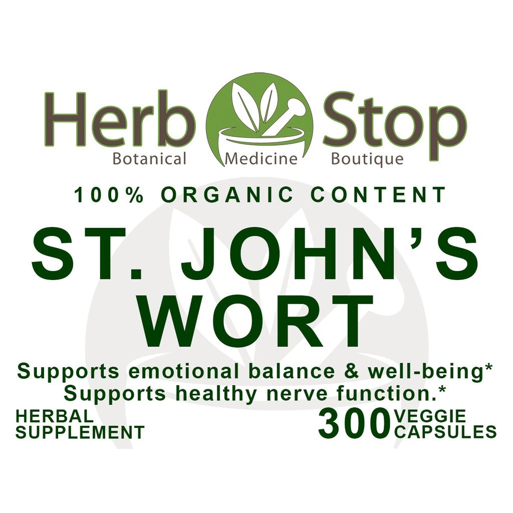 St. John's Wort Capsules Label - Front