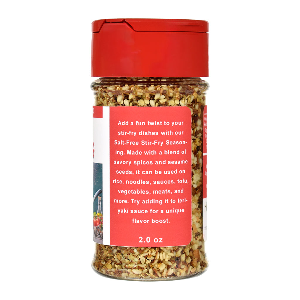 Organic Stir Fry Seasoning Jar - Right