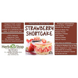 Strawberry Shortcake Loose Leaf Black Tea Label