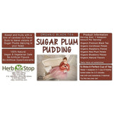 Sugar Plum Pudding Loose Leaf Black Tea Label