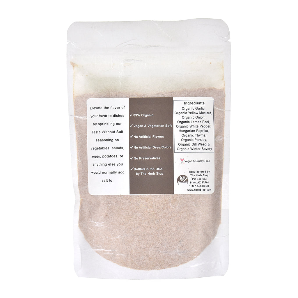 Organic Taste Without Salt Seasoning - Bag Back