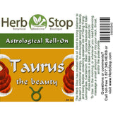 Taurus Aromatherapy Roll-On Label
